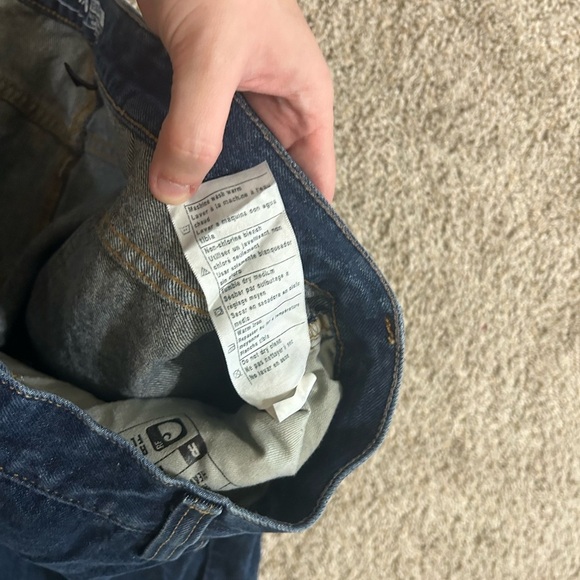 Carhartt Rugged Flex Relaxed Fit 5 Pocket Utility Jean Blue Cotton Mens Sz 42x30 - Picture 9 of 9